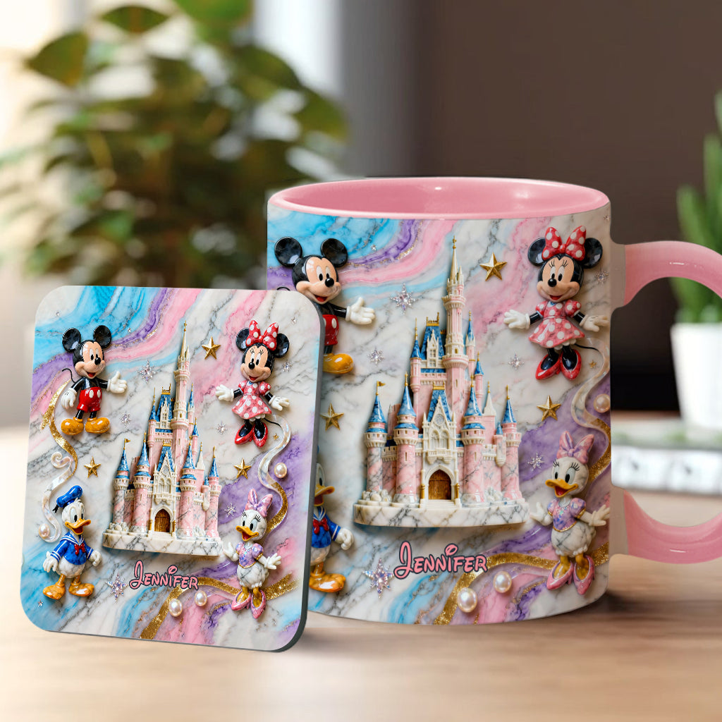 Magical Friends - Personalized Mouse Accent Mug & Coaster