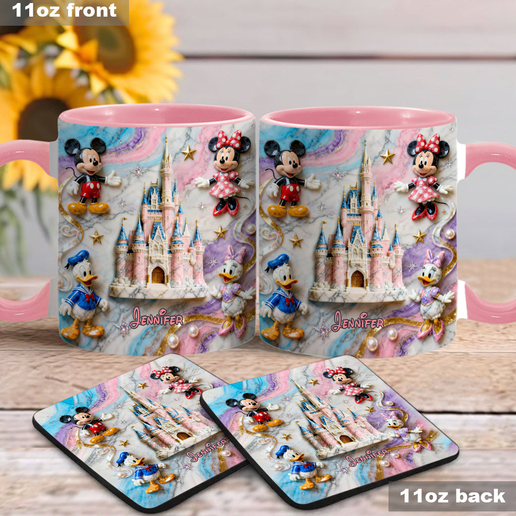 Magical Friends - Personalized Mouse Accent Mug & Coaster
