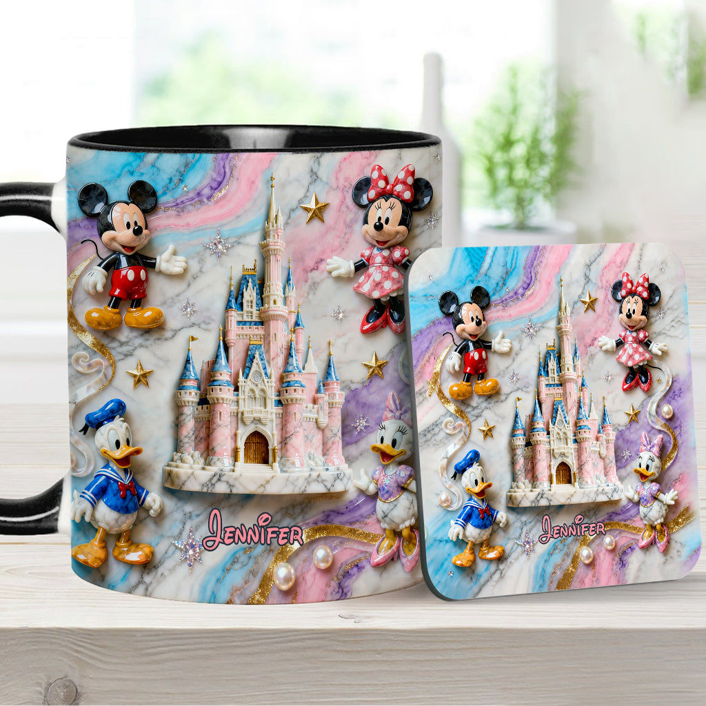 Magical Friends - Personalized Mouse Accent Mug & Coaster