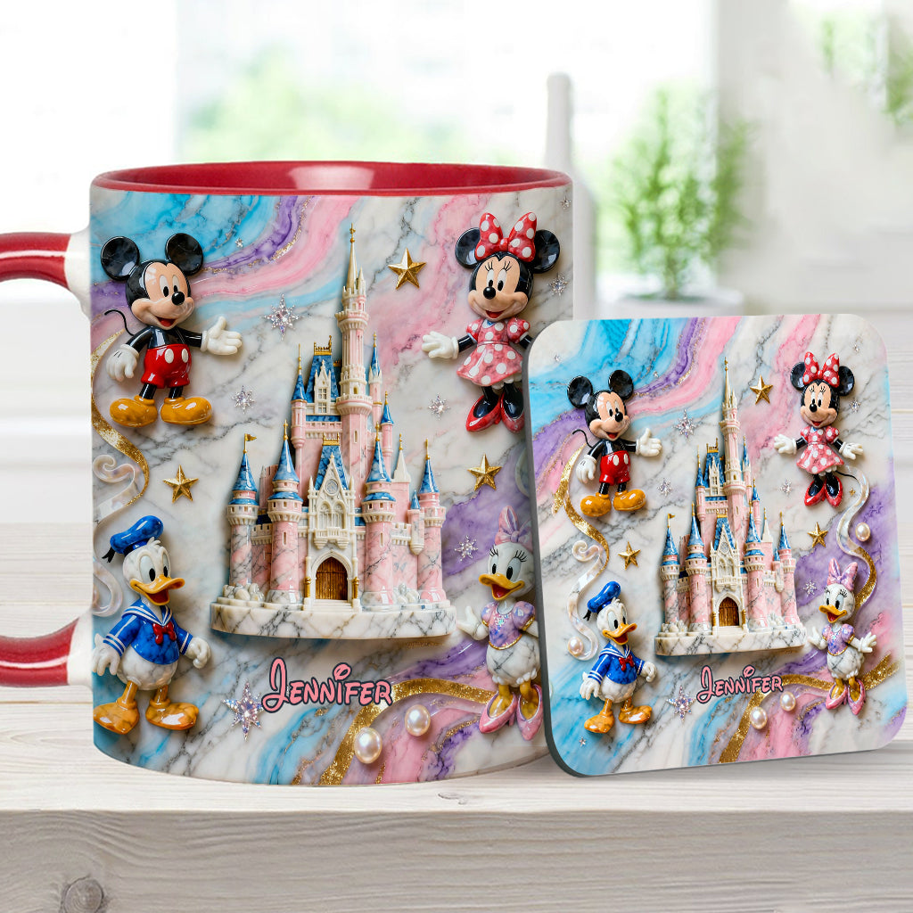 Magical Friends - Personalized Mouse Accent Mug & Coaster