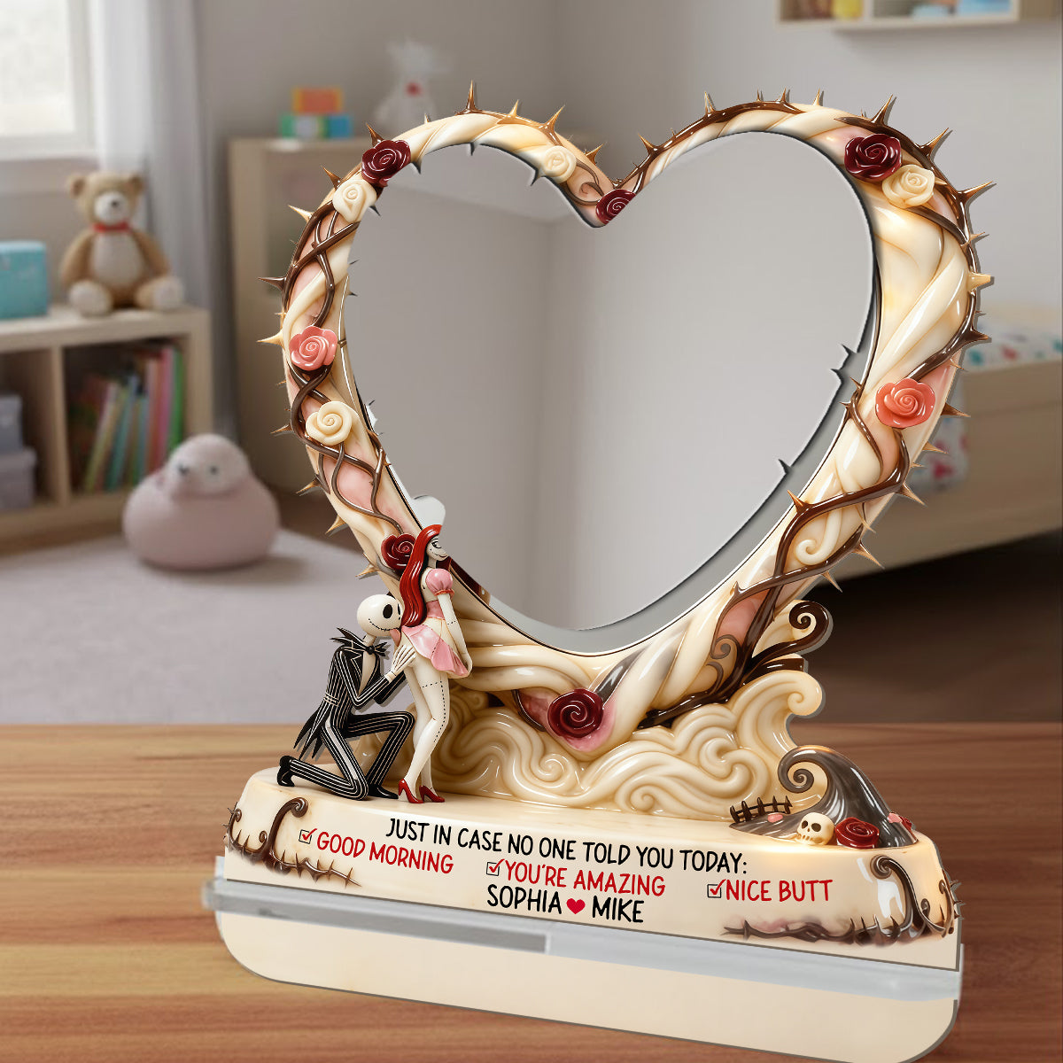 Nice Butt - Personalized Nightmare Desk Mirror