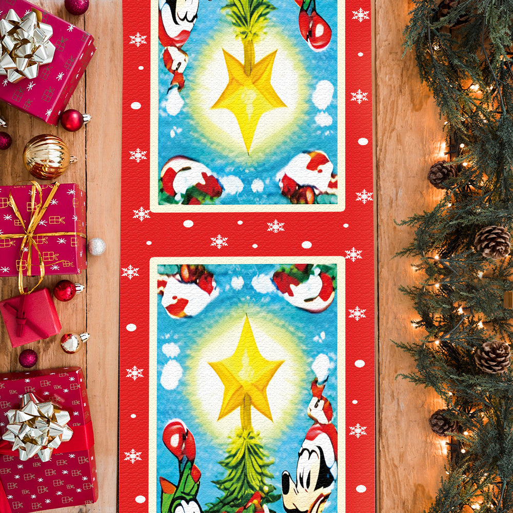 Merry Christmas - Personalized Family Table Runner
