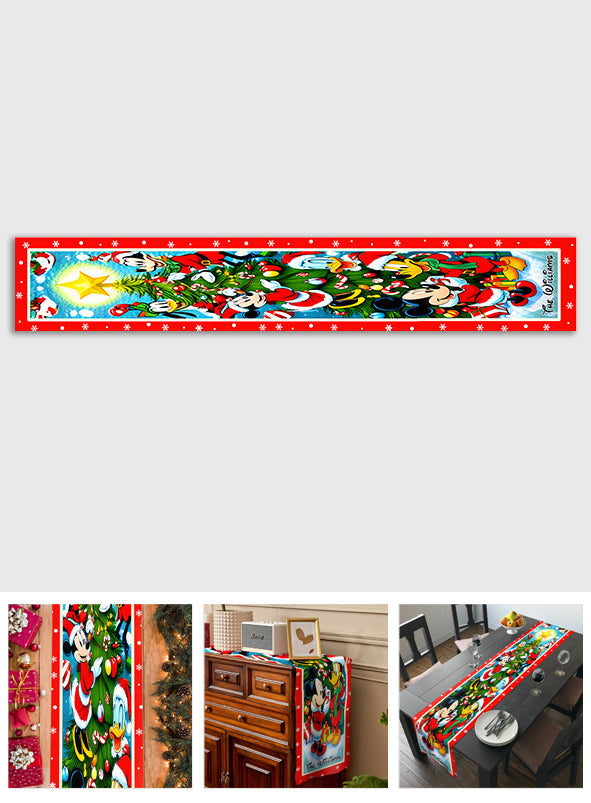 Merry Christmas - Personalized Family Table Runner