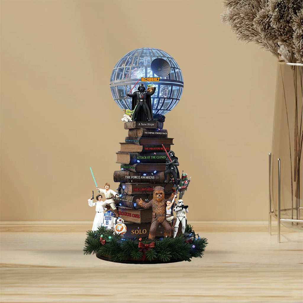 May The Force Be With You - Personalized The Force Custom Shaped Acrylic Plaque