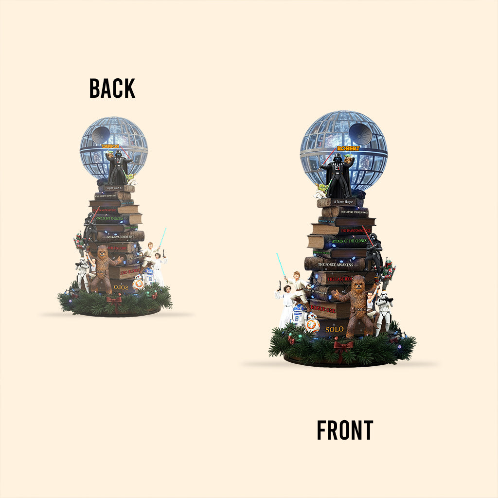 May The Force Be With You - Personalized The Force Custom Shaped Acrylic Plaque