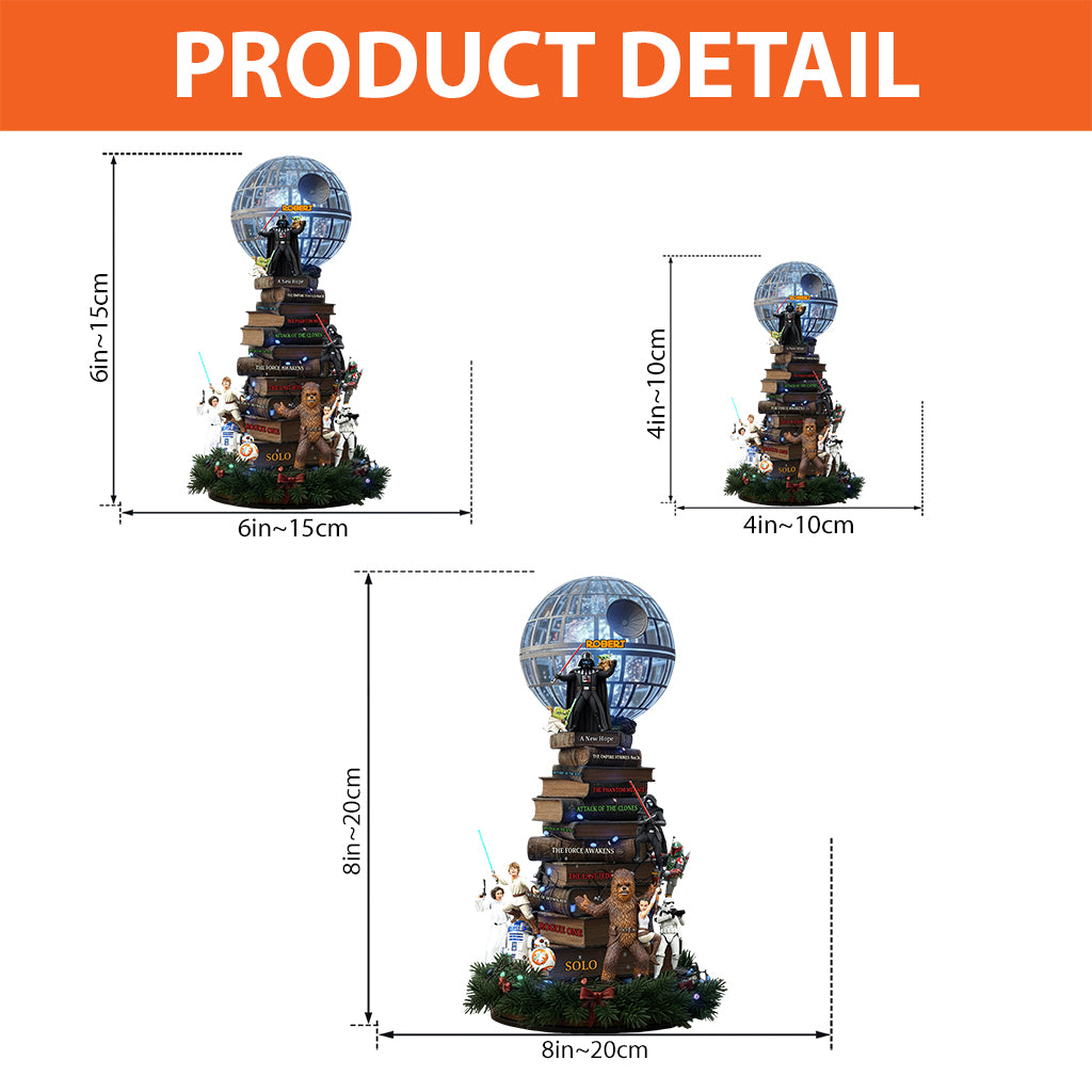 May The Force Be With You - Personalized The Force Custom Shaped Acrylic Plaque