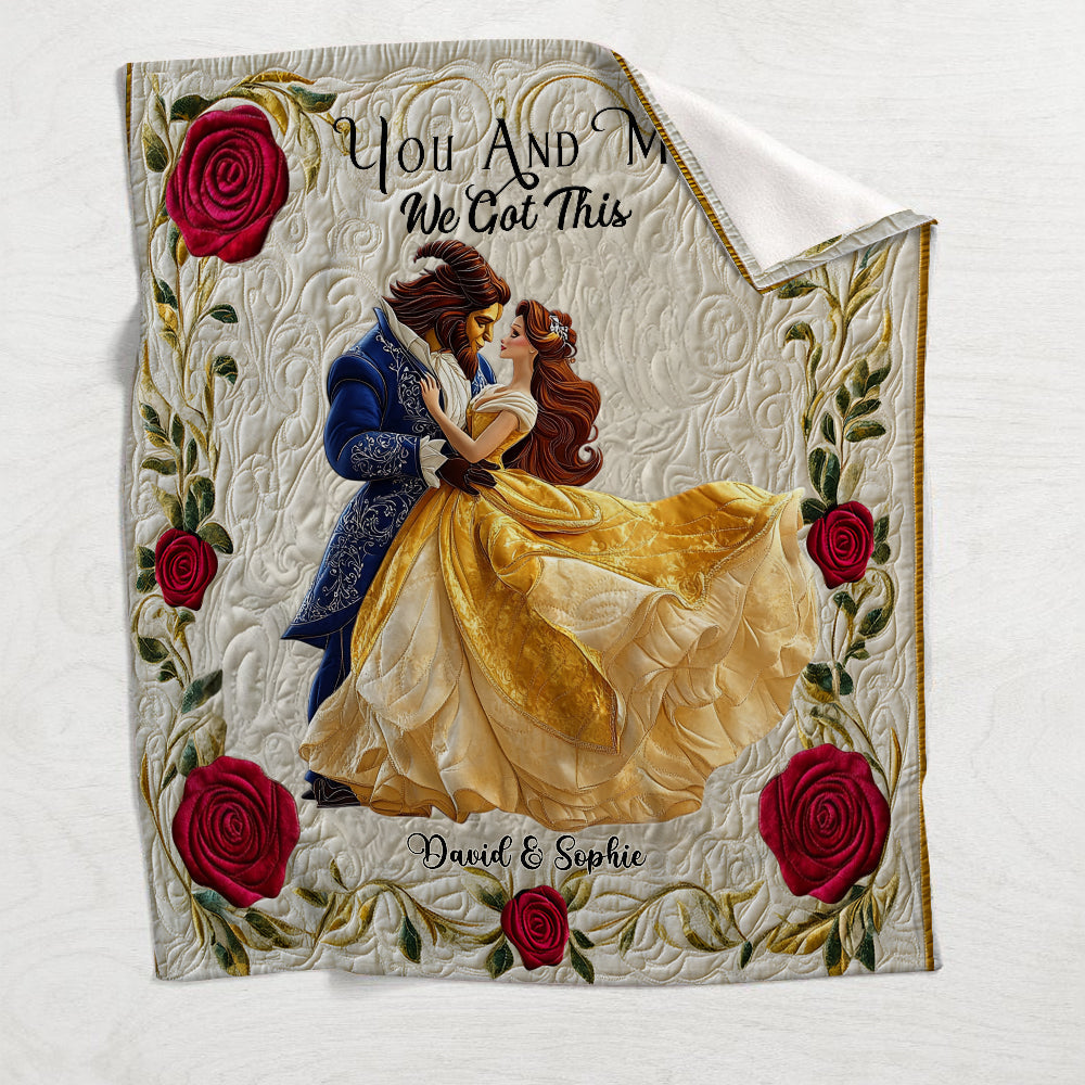 I Love You - Personalized Couple Blanket