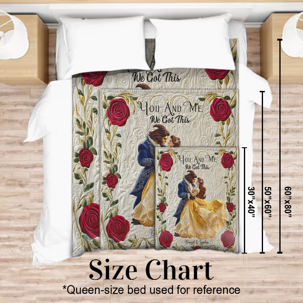 I Love You - Personalized Couple Blanket