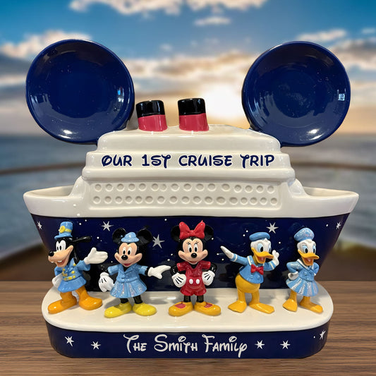 Our Family Cruise Trip - Personalized Mouse Custom Shaped Acrylic Plaque