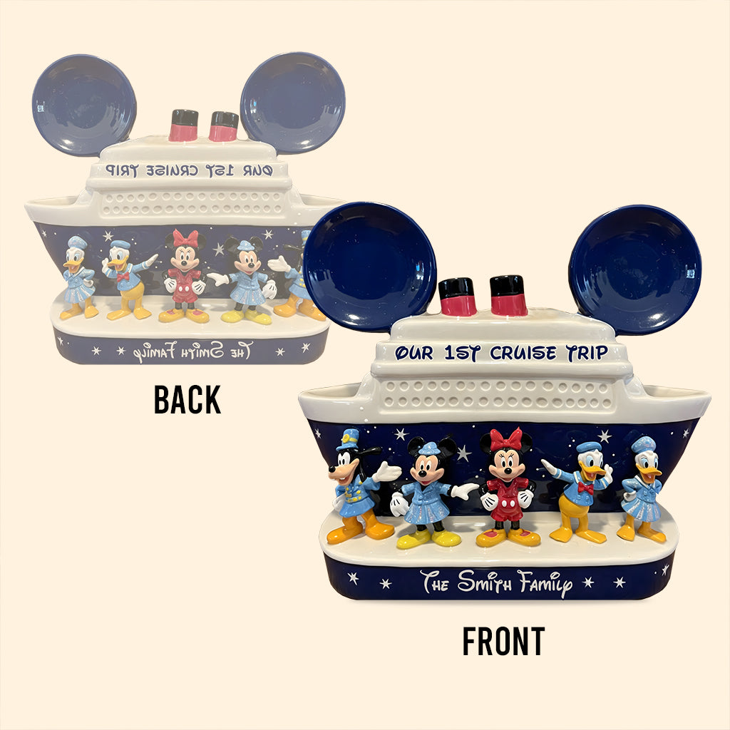 Our Family Cruise Trip - Personalized Mouse Custom Shaped Acrylic Plaque