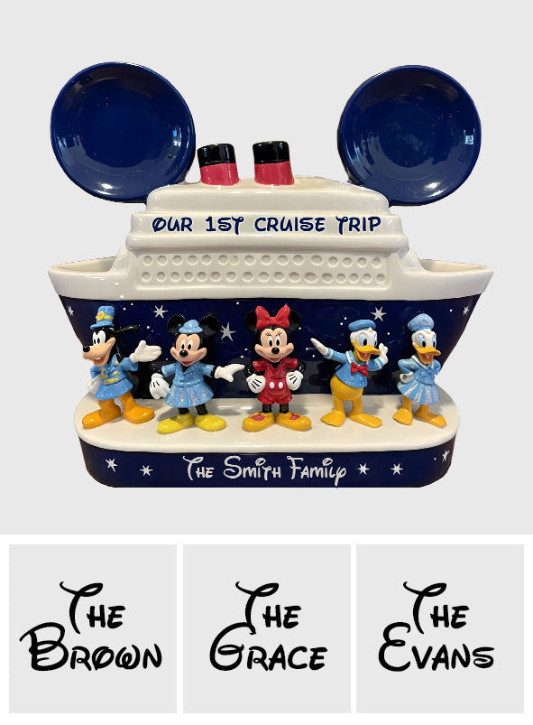 Our Family Cruise Trip - Personalized Mouse Custom Shaped Acrylic Plaque