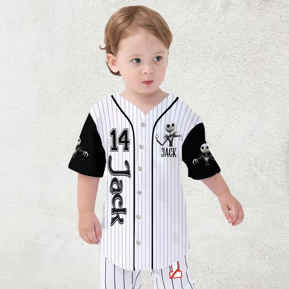 Jack Sally - Personalized Nightmare Baseball Jersey