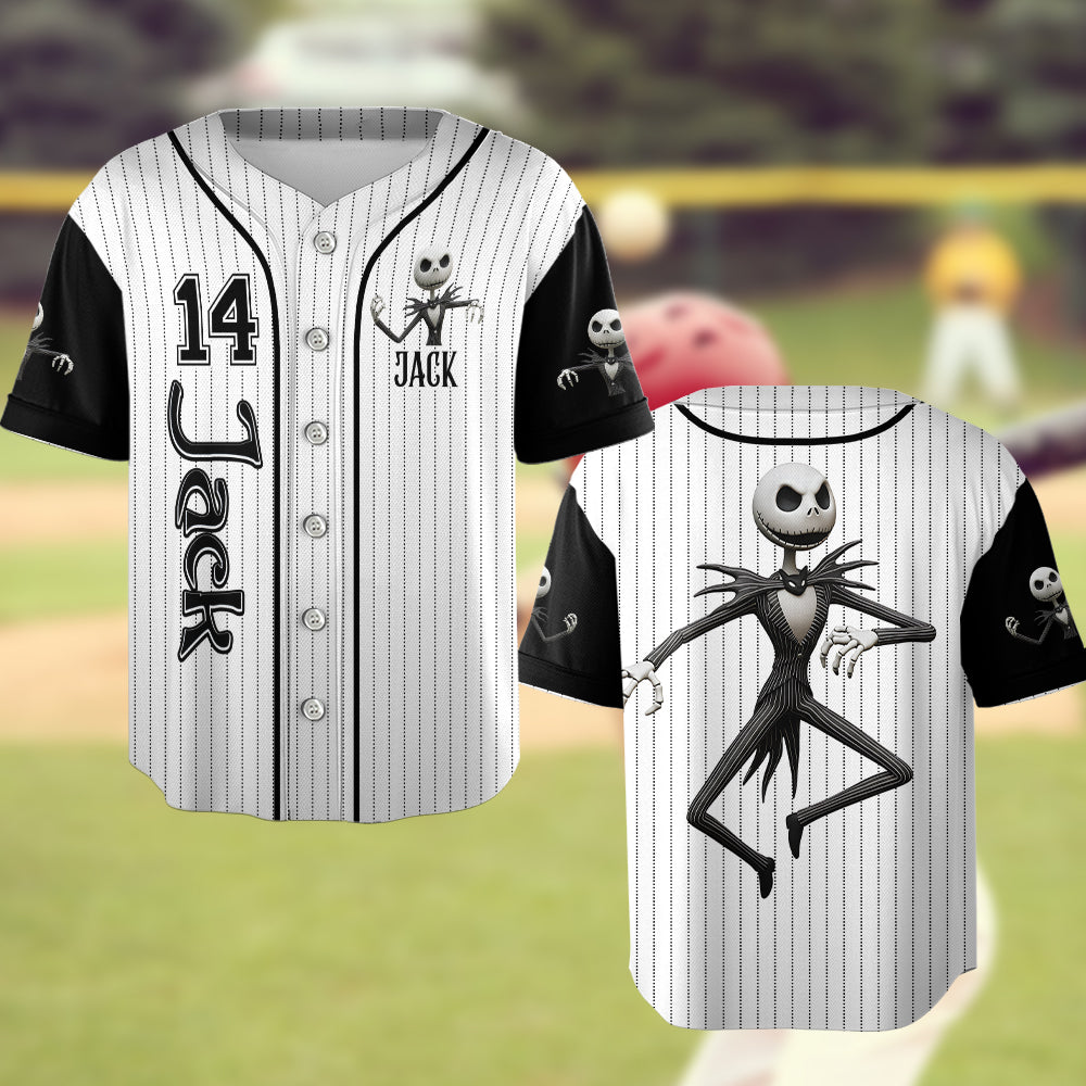 Jack Sally - Personalized Nightmare Baseball Jersey