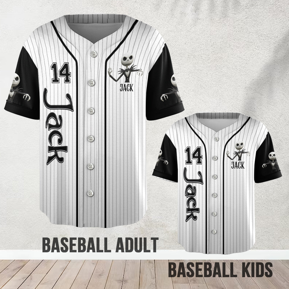 Jack Sally - Personalized Nightmare Baseball Jersey