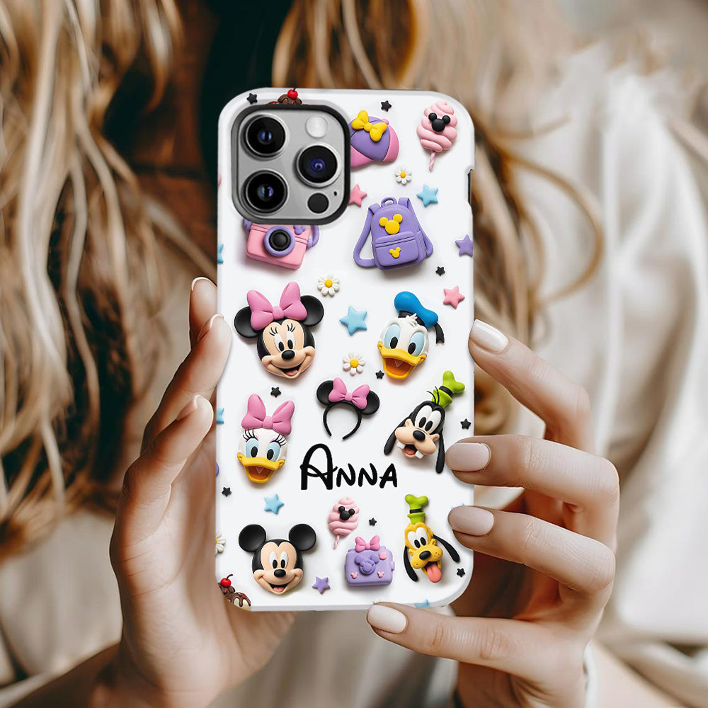 Magical World - Personalized Mouse Full Print Phone Case