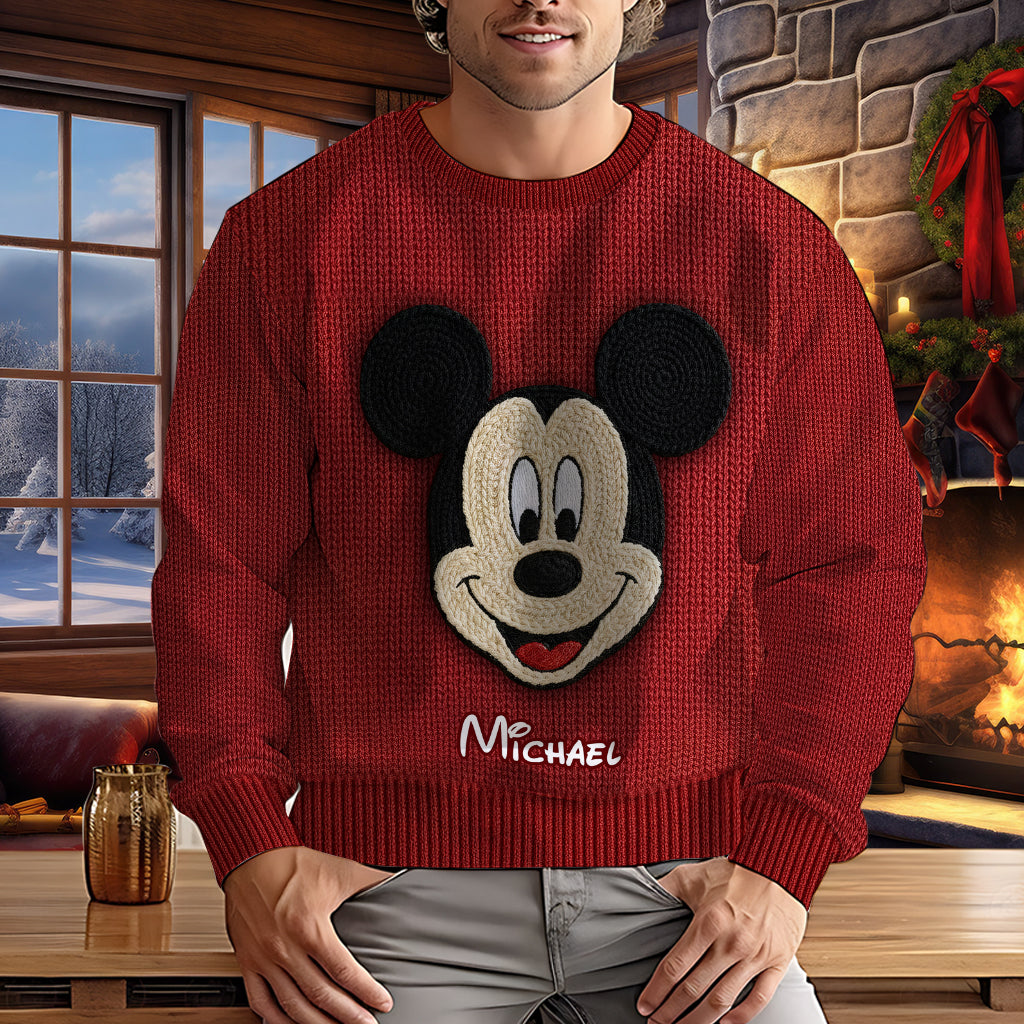 Magical Friends - Personalized Mouse Ugly Sweater