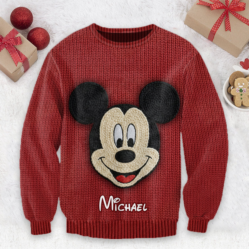 Magical Friends - Personalized Mouse Ugly Sweater
