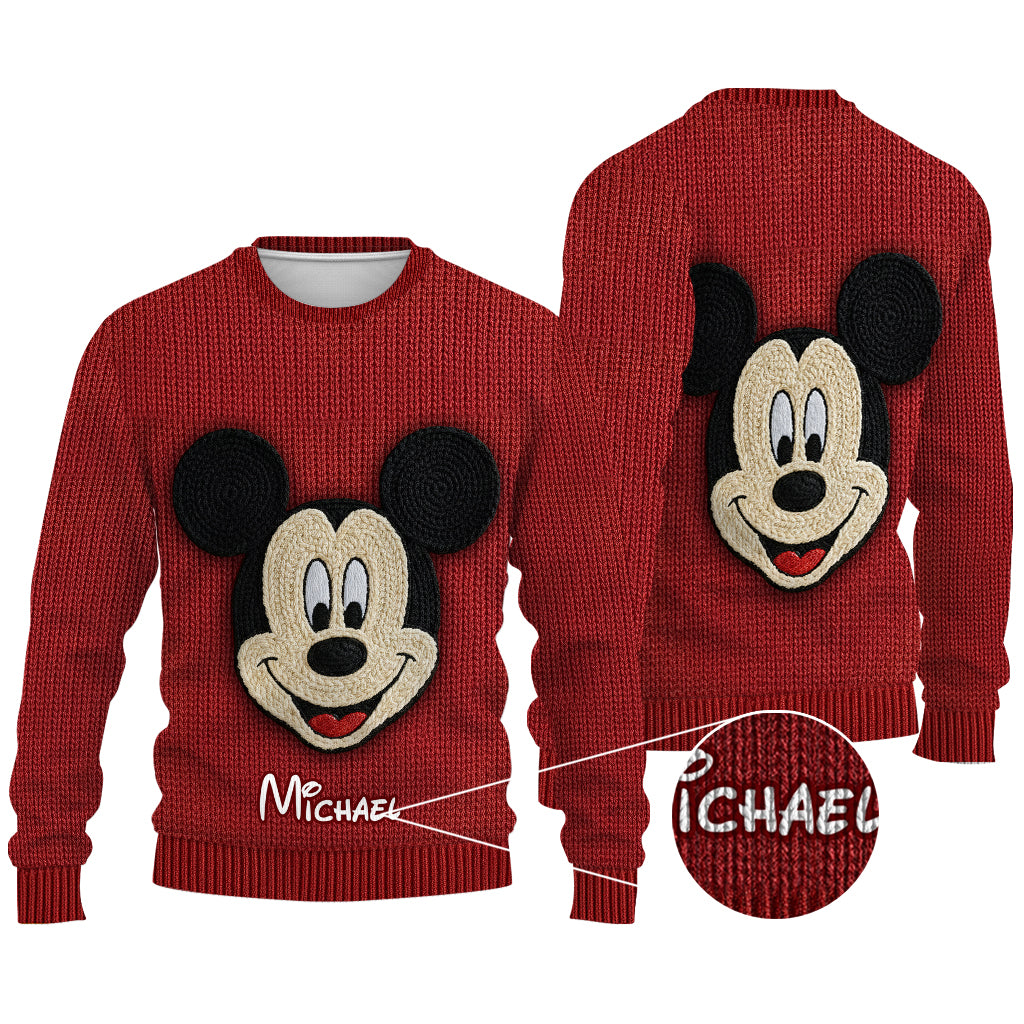 Magical Friends - Personalized Mouse Ugly Sweater