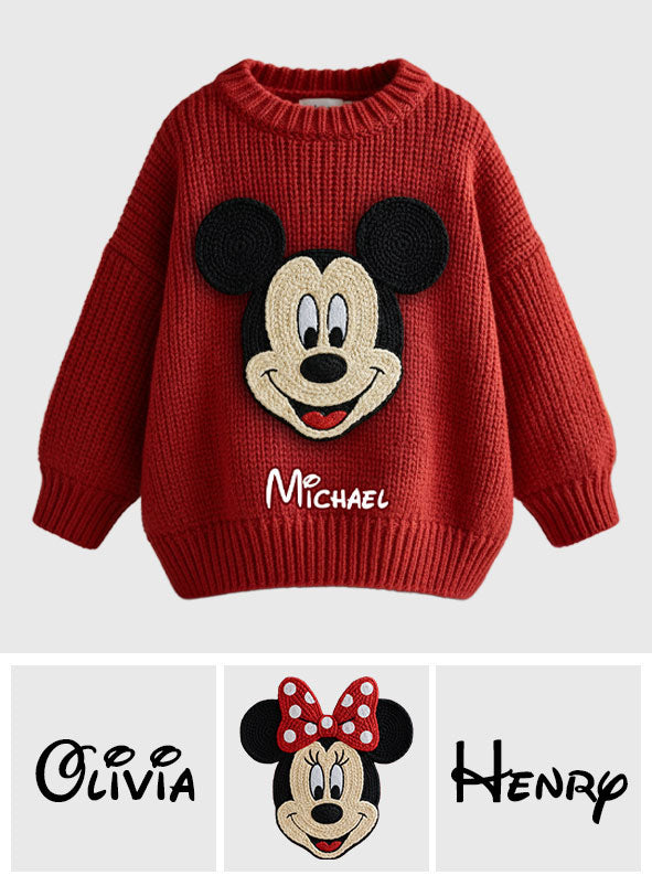 Magical Friends - Personalized Mouse Ugly Sweater