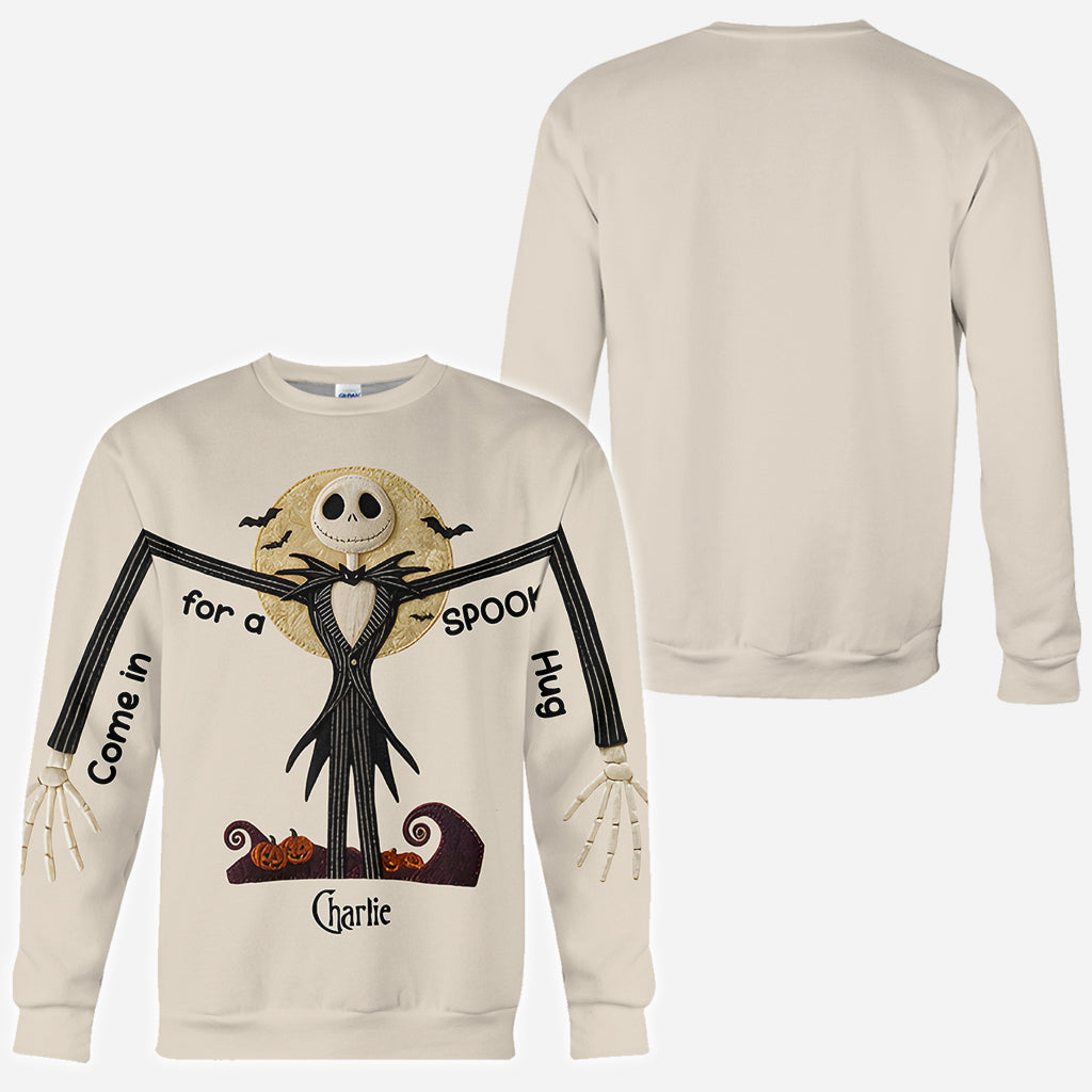 Dare to Hug the Pumpkin King - Personalized Nightmare All Over Shirt