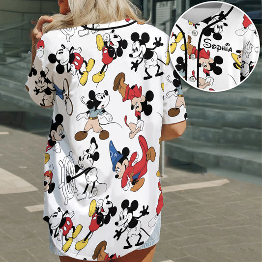 Magical Moments - Personalized Mouse Baseball Jersey
