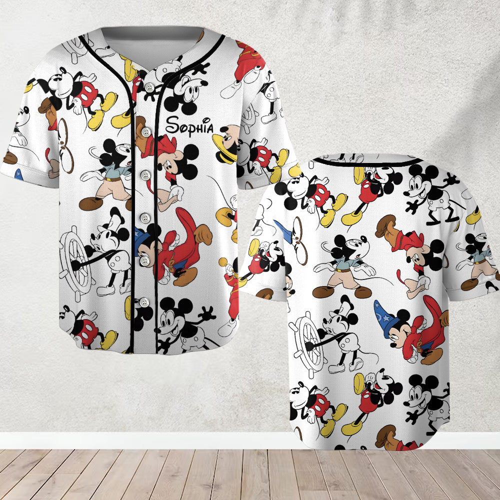 Magical Moments - Personalized Mouse Baseball Jersey