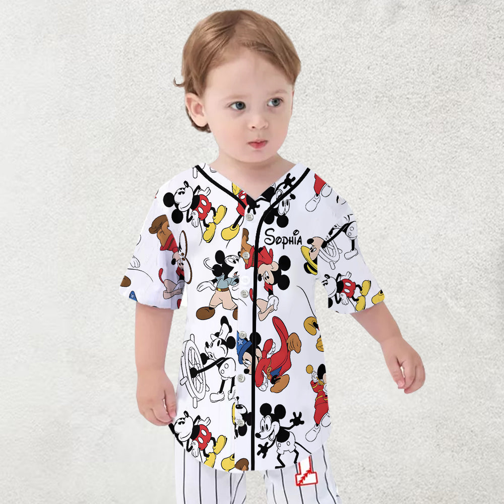 Magical Moments - Personalized Mouse Baseball Jersey