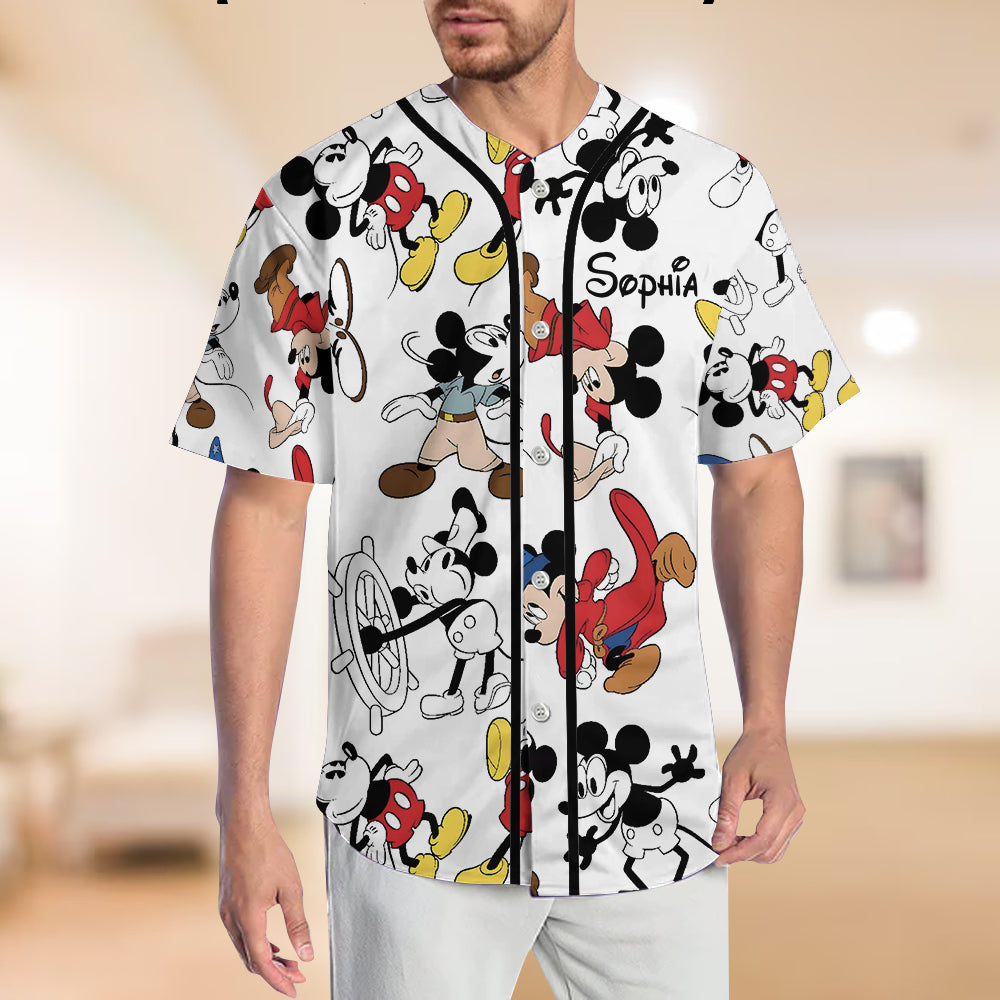 Magical Moments - Personalized Mouse Baseball Jersey