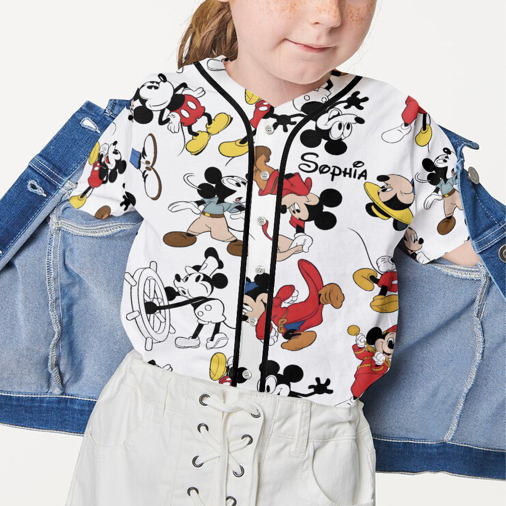 Magical Moments - Personalized Mouse Baseball Jersey