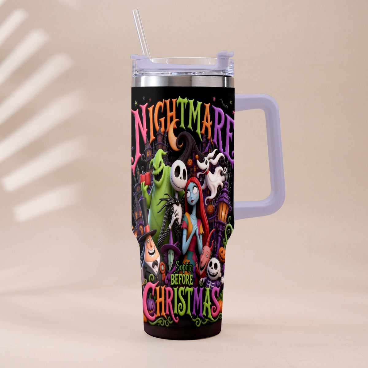 The Nightmare - Personalized Nightmare Tumbler With Handle
