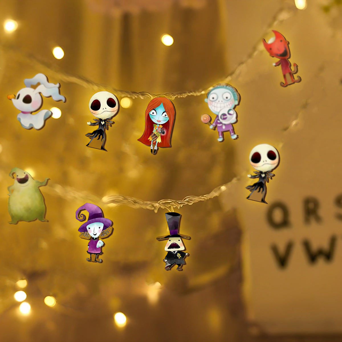 Merry Christmas - Personalized Nightmare String Lights