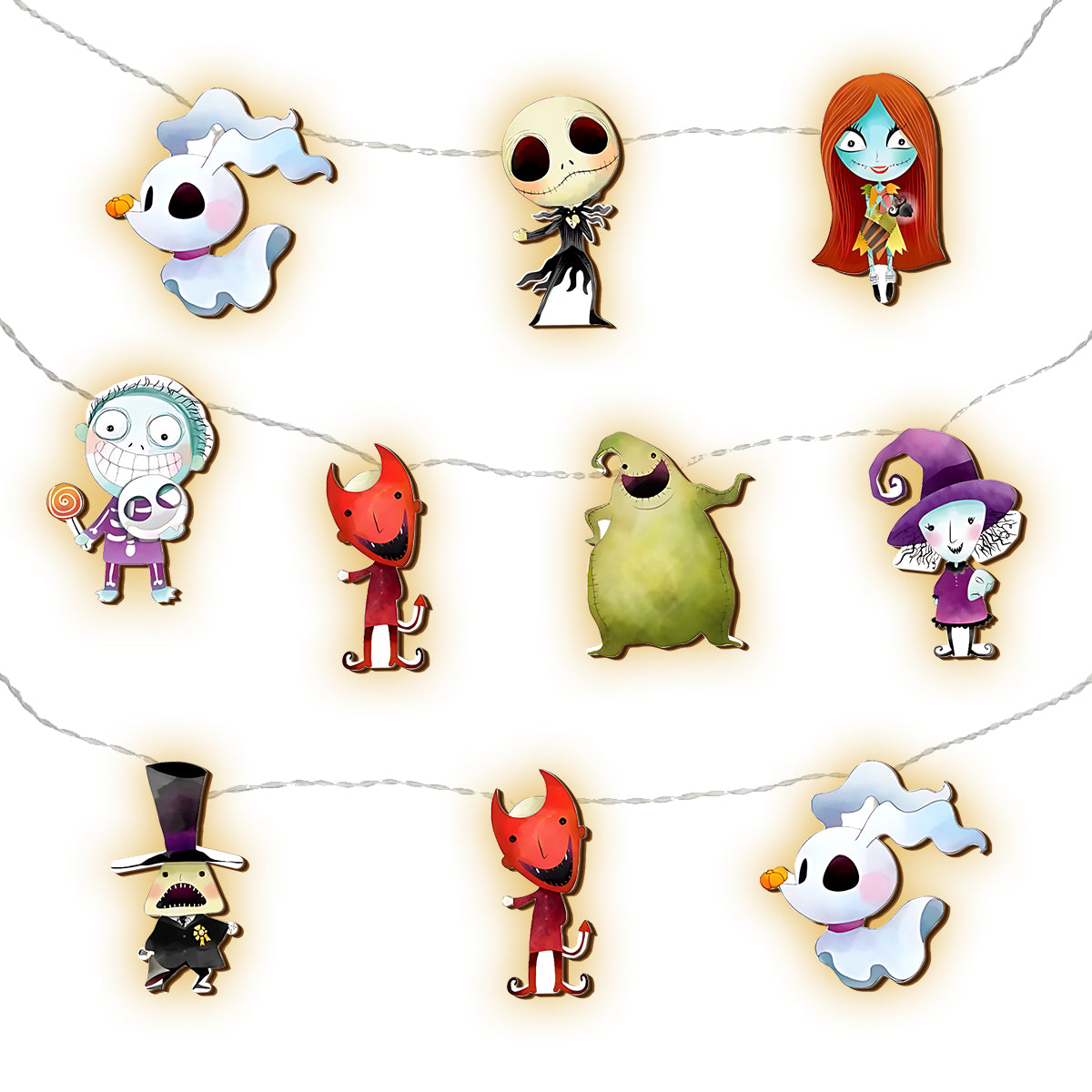 Merry Christmas - Personalized Nightmare String Lights