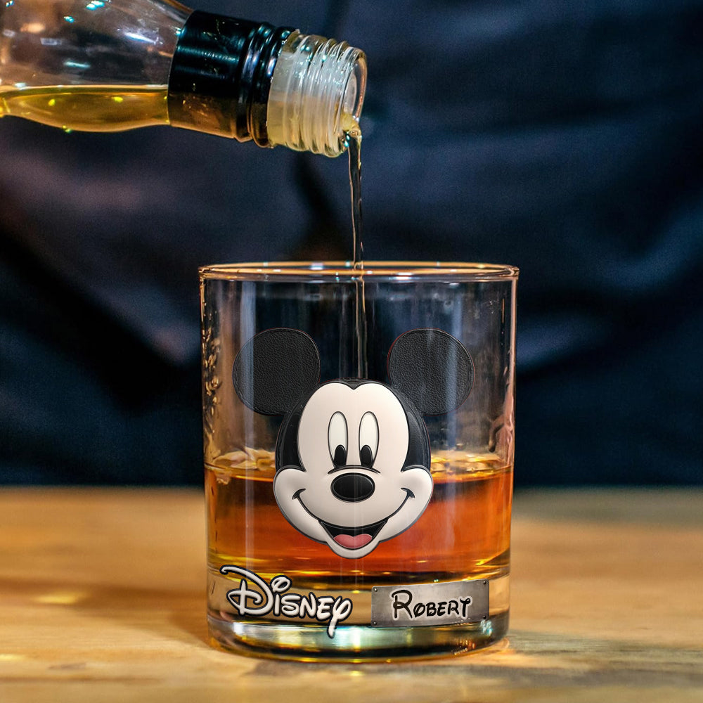 Dream Magic Custom Name - Personalized Mouse Whiskey Decanter Set
