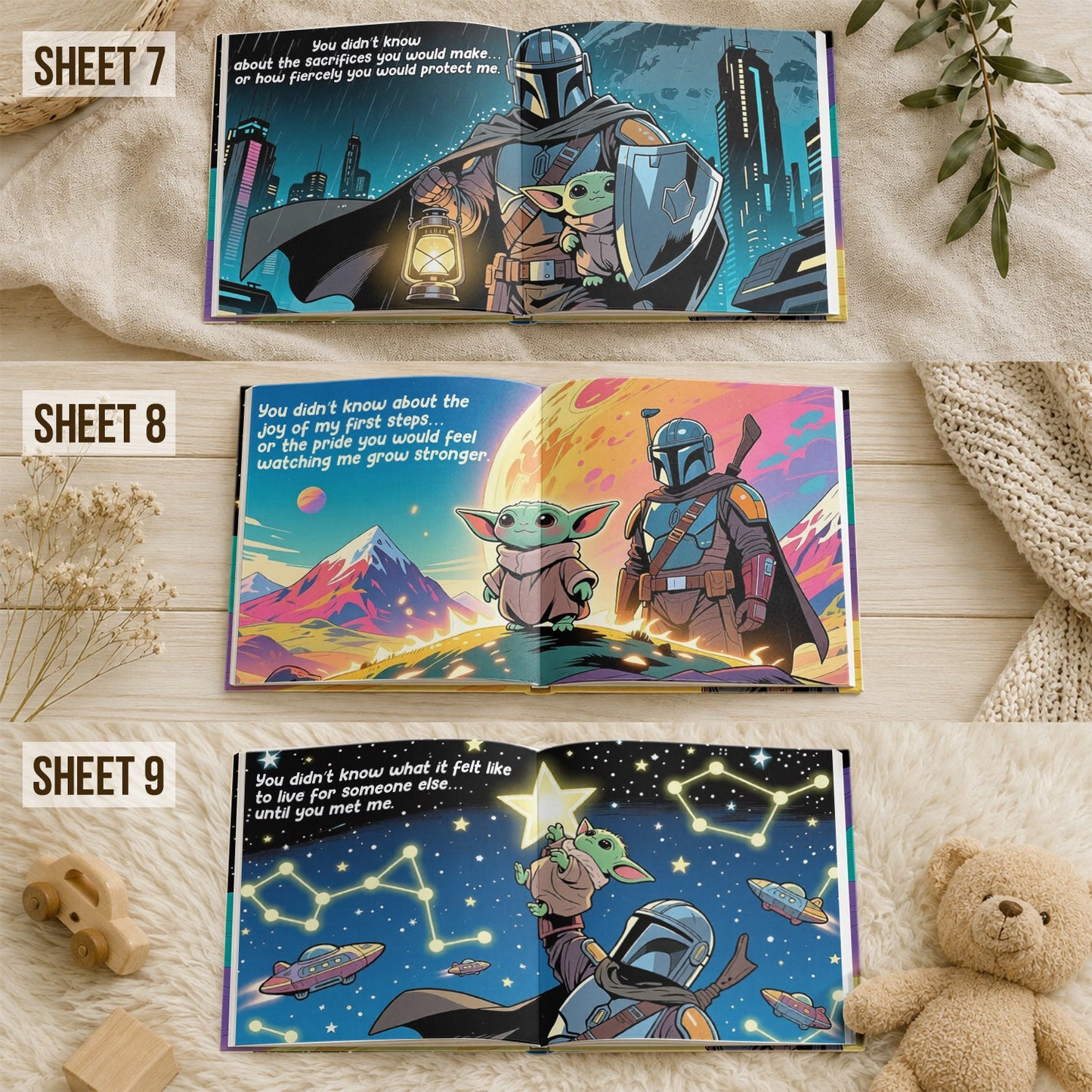 Our First Father's Day Together - Personalized The Force Storybook