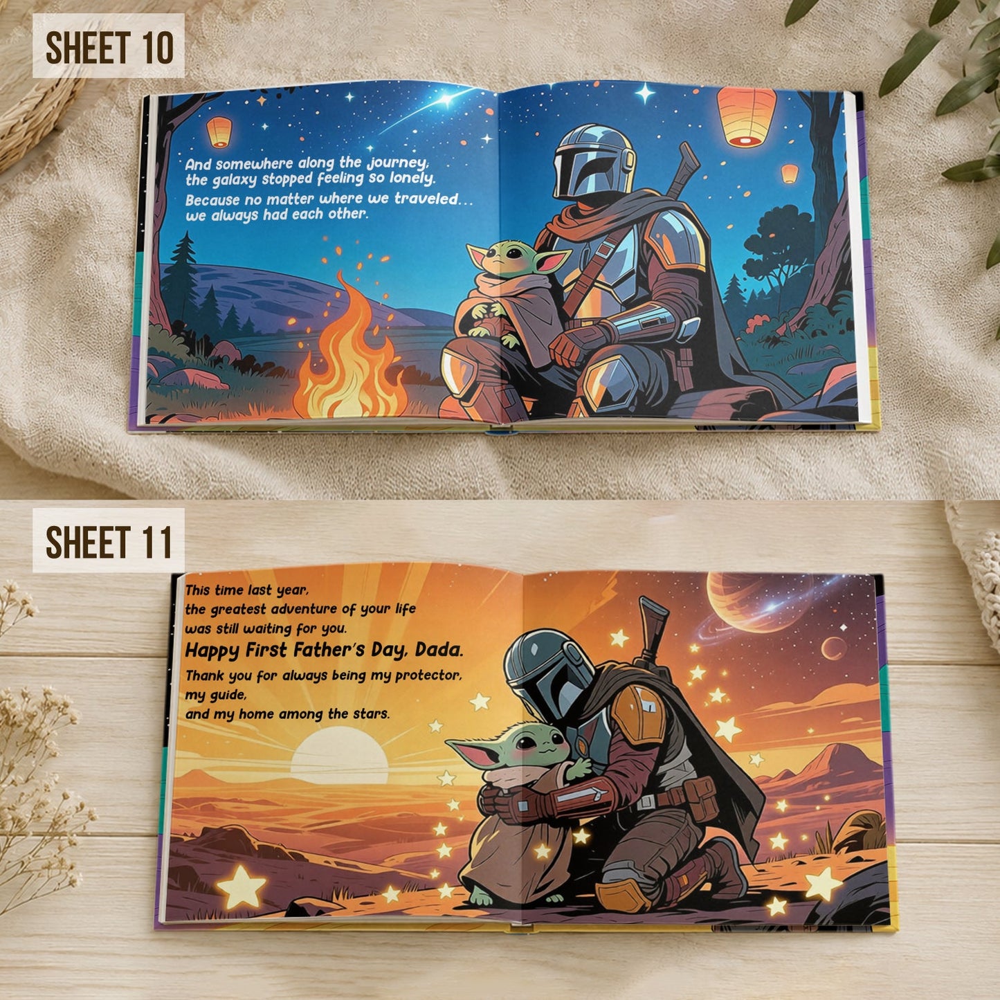 Our First Father's Day Together - Personalized The Force Storybook