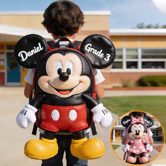 Magical School Friends - Personalized Mouse Shaped Backpack