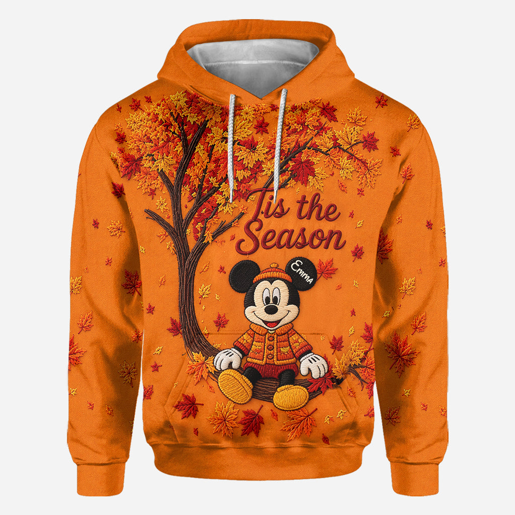 Cute Cartoon Mouse Autumn - Personalized Mouse All Over Shirt