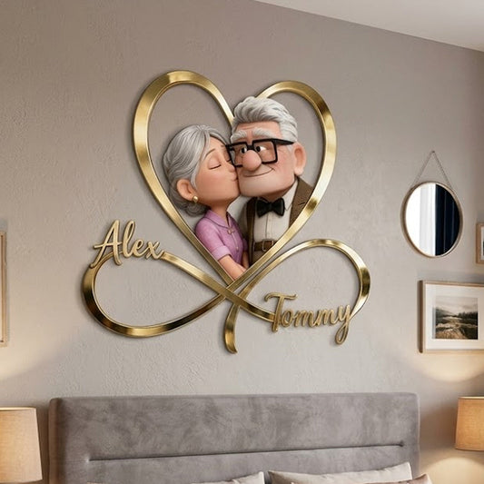 You're My Greatest Adventure - Personalized Up Movie Couple Cut Metal Sign