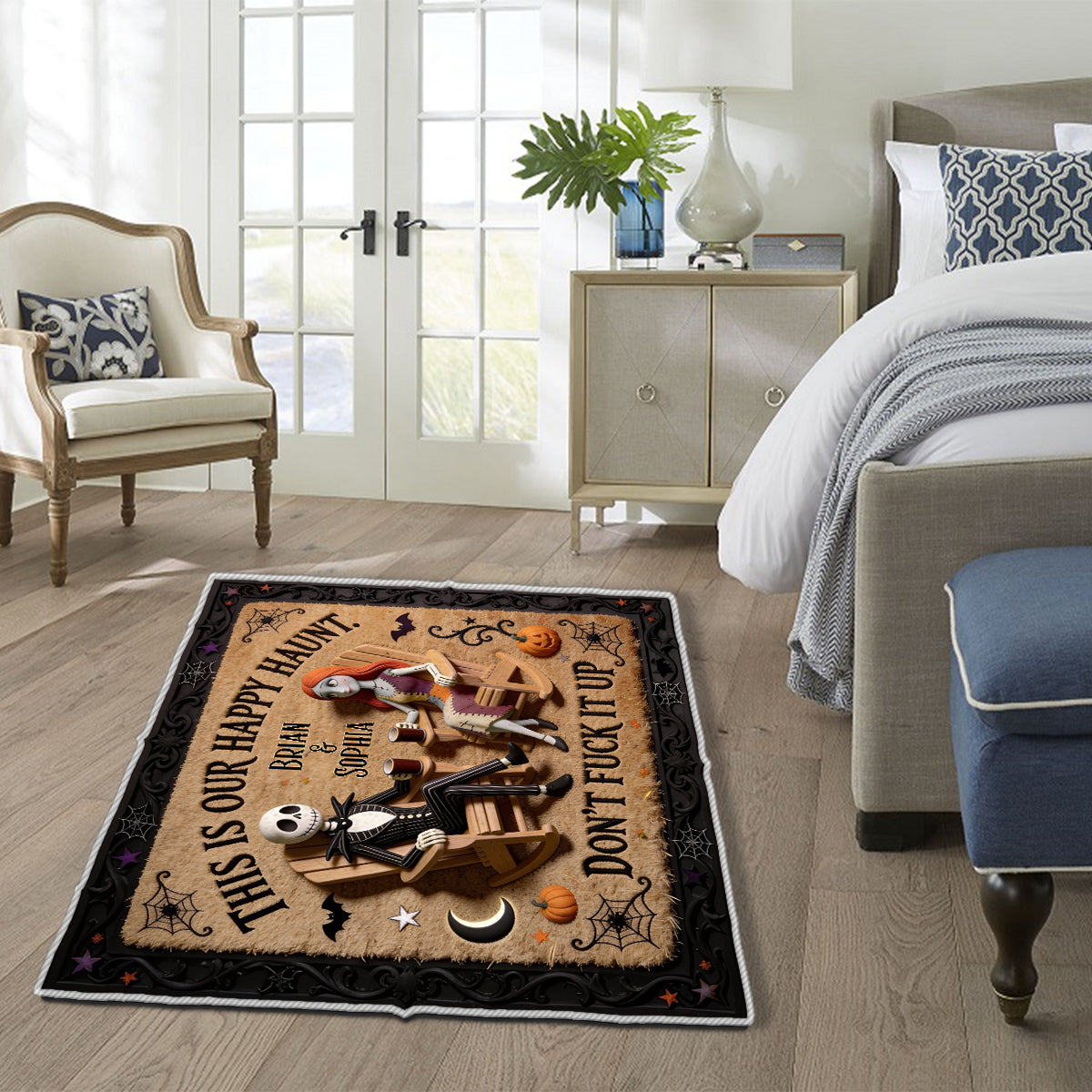 Happy Haunt - Personalized Nightmare Non-Slip Tufted Rug