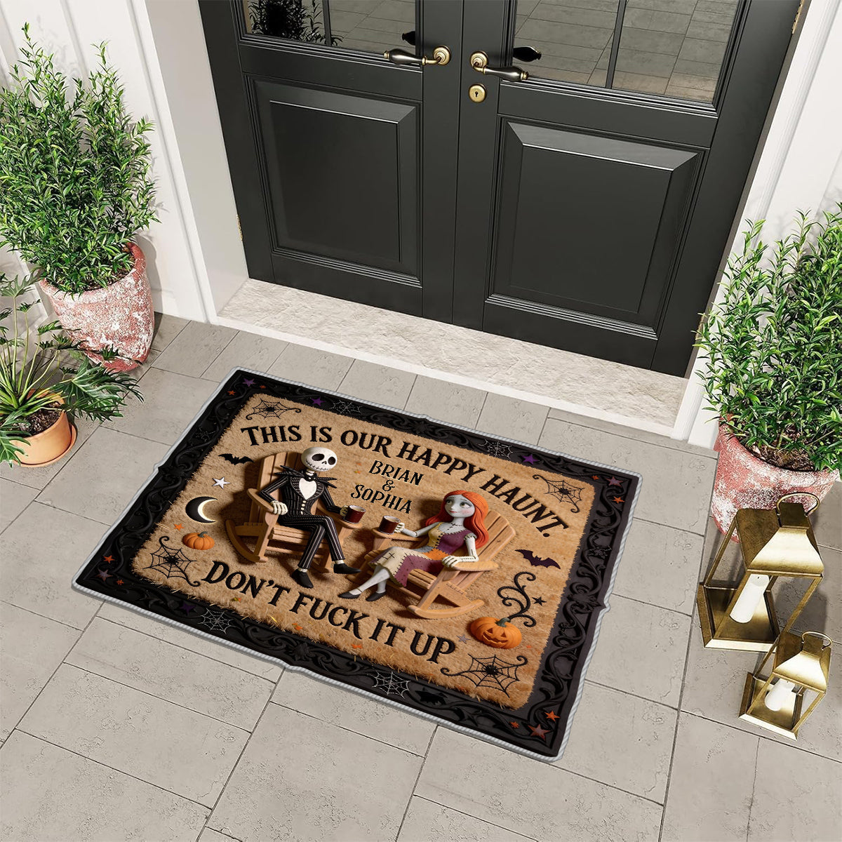 Happy Haunt - Personalized Nightmare Non-Slip Tufted Rug