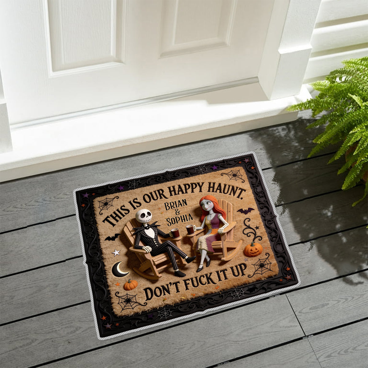 Happy Haunt - Personalized Nightmare Non-Slip Tufted Rug