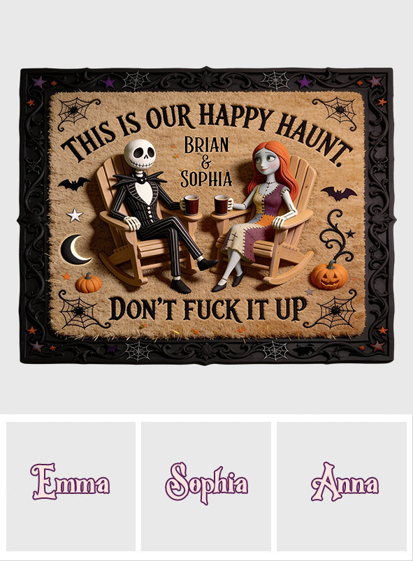 Happy Haunt - Personalized Nightmare Non-Slip Tufted Rug