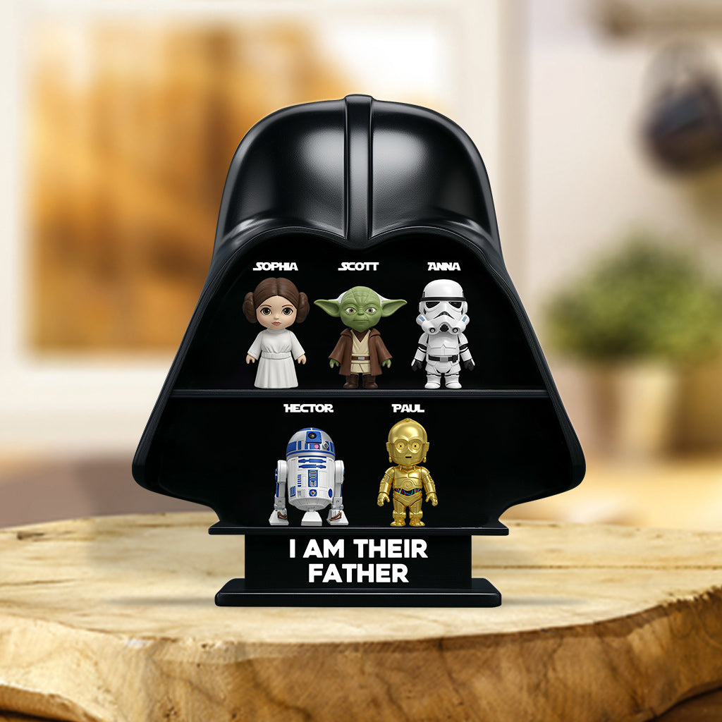 I Am The Dad - Personalized The Force Custom Shaped Acrylic Plaque
