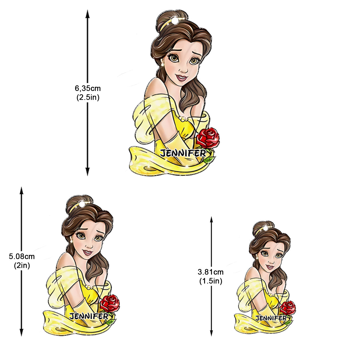 Magical Princess - Personalized Mouse Earrings