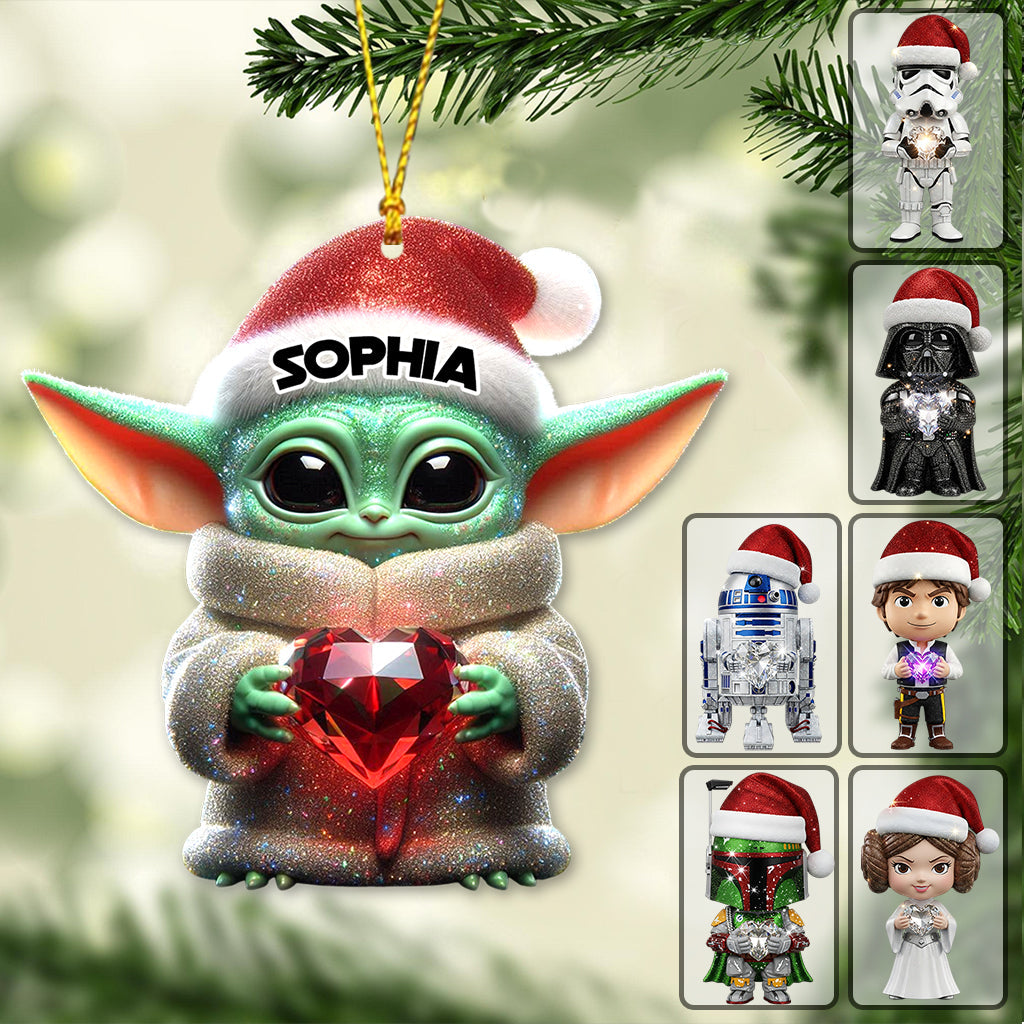 Merry Christmas - Personalized The Force Ornament