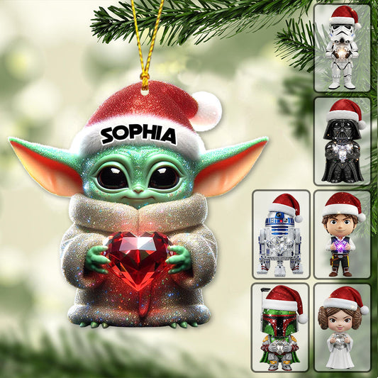 Merry Christmas - Personalized The Force Ornament