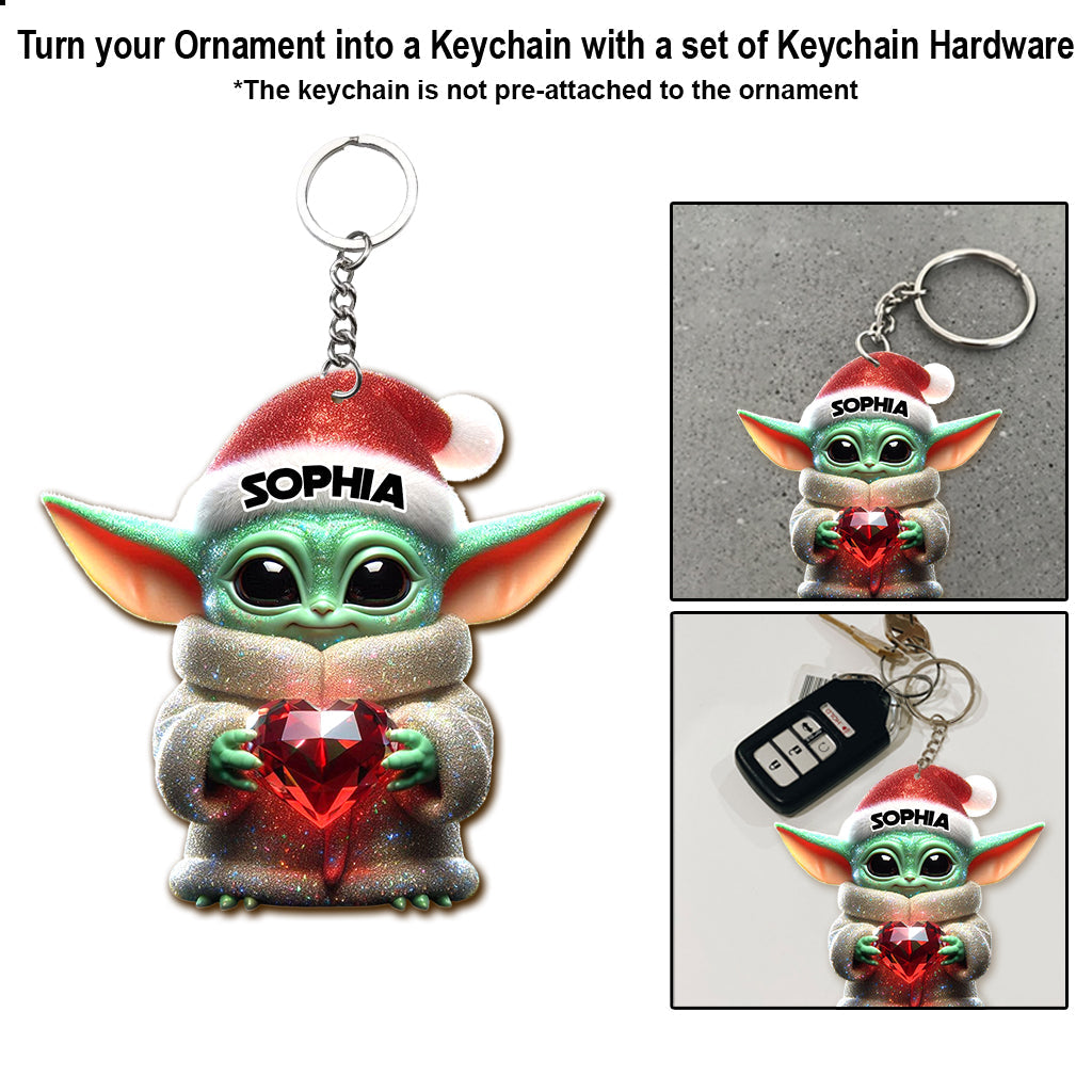 Merry Christmas - Personalized The Force Ornament