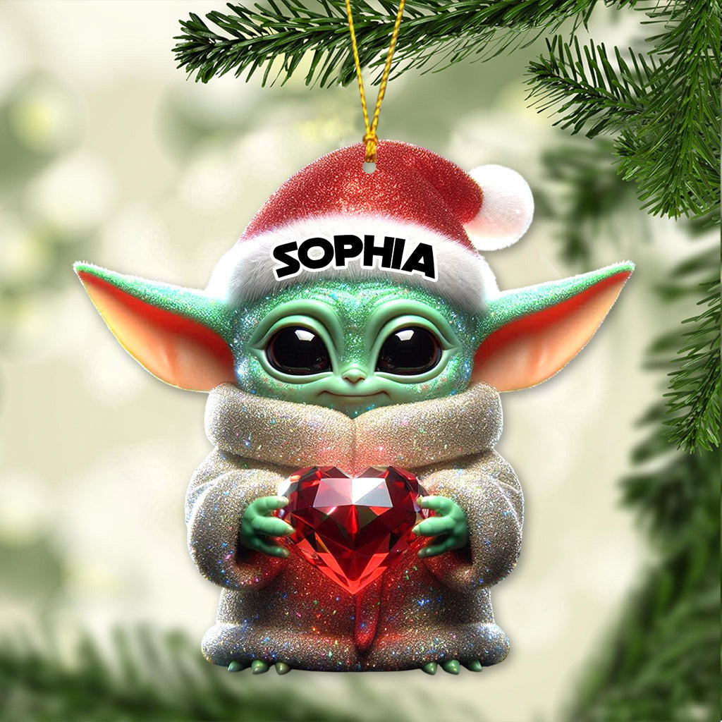 Merry Christmas - Personalized The Force Ornament