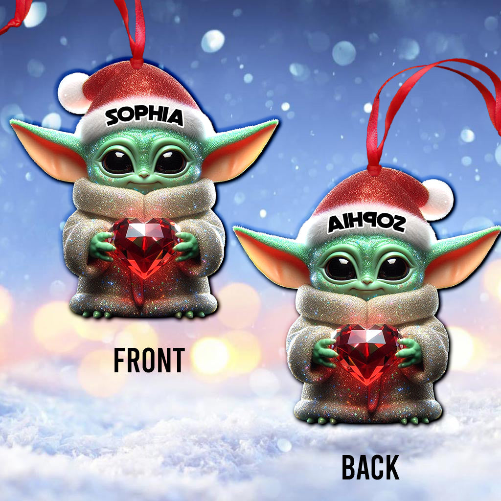 Merry Christmas - Personalized The Force Ornament