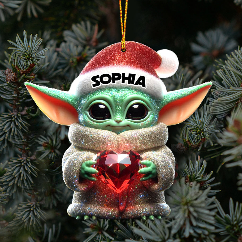 Merry Christmas - Personalized The Force Ornament